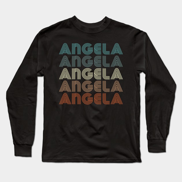 ANGELA Long Sleeve T-Shirt by Motiejus